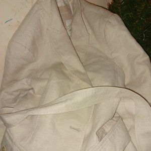 White Banana Republic Blazer 10P